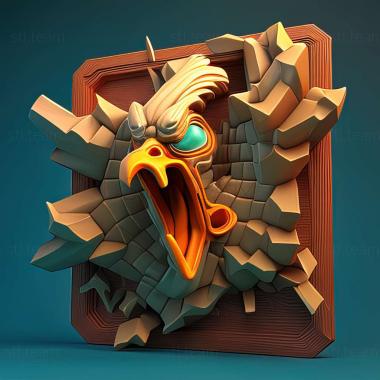 3D model Chicken Invaders 3 game (STL)